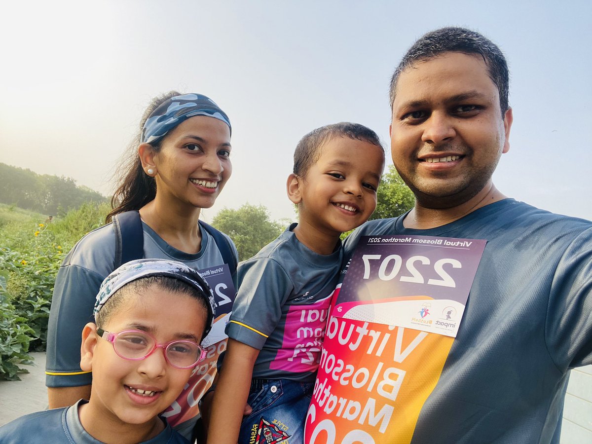amitmall1's tweet photo. Amdocs blossom virtual marathon 2021#Amdocs #withfamily https://t.co/DFLIPdn1Dw