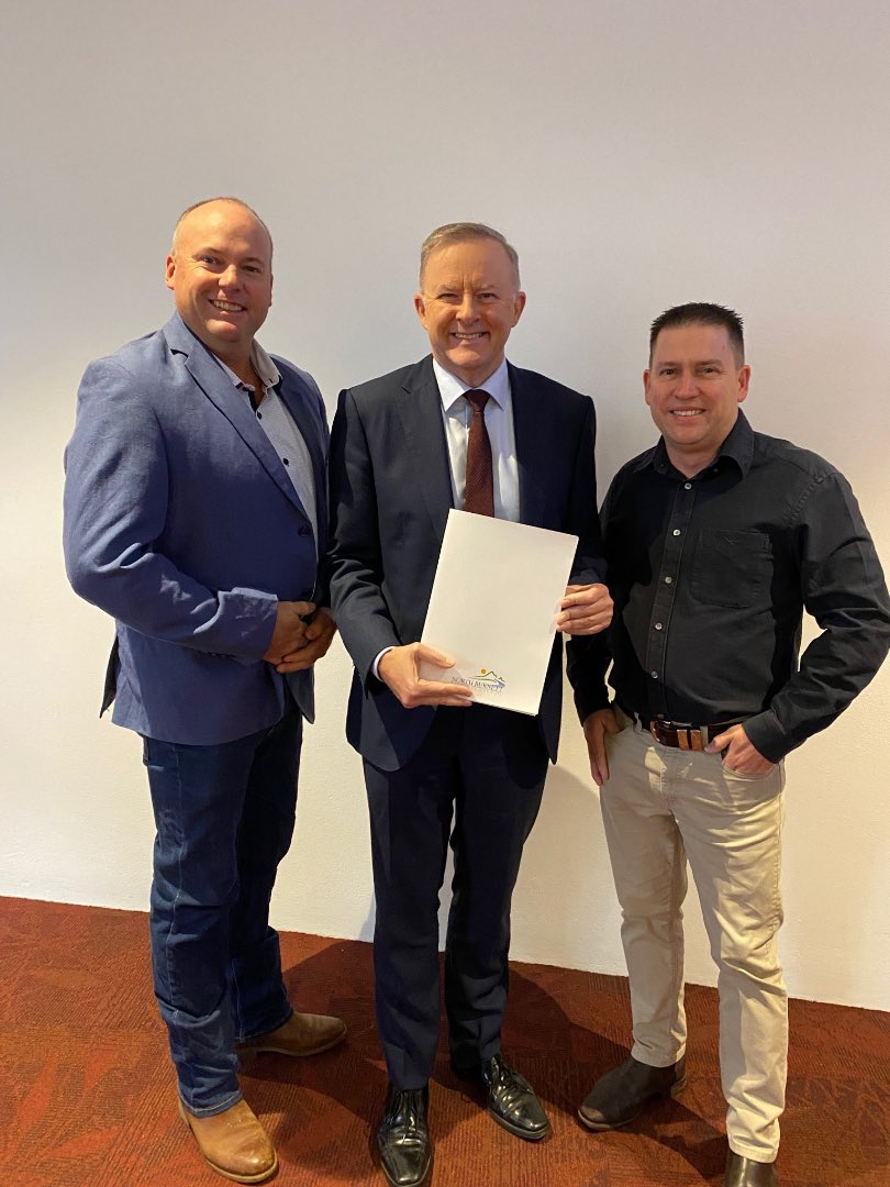 Ensuring local government sustainability and the challenges we face in the North Burnett are front of mind for <a href="/AustralianLabor/">Australian Labor</a>.  <a href="/MattBQLD/">Matt Burnett</a> <a href="/AlboMP/">Anthony Albanese</a> <a href="/LGAQ/">Local Government Association of Queensland</a> <a href="/ALGAcomms/">ALGA</a>