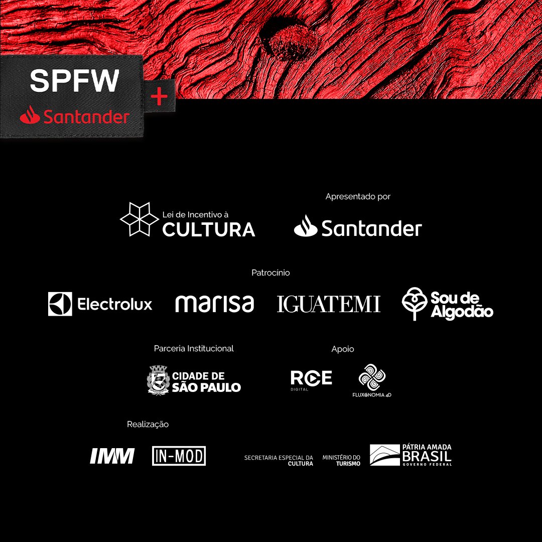 SPFW's tweet photo. Nessa temporada, o SPFW será 100% digital, e para compensar a distância física, preparamos uma programação especial, com muita animação, diversidade, e propósito!

Vem!

#Santanderbrasil #bancodamoda #electroluxbr #BemJuntas #iguatemidaily #soudealgodao #spsmdet #prefsp  #spfwn51 https://t.co/AygPO433VH