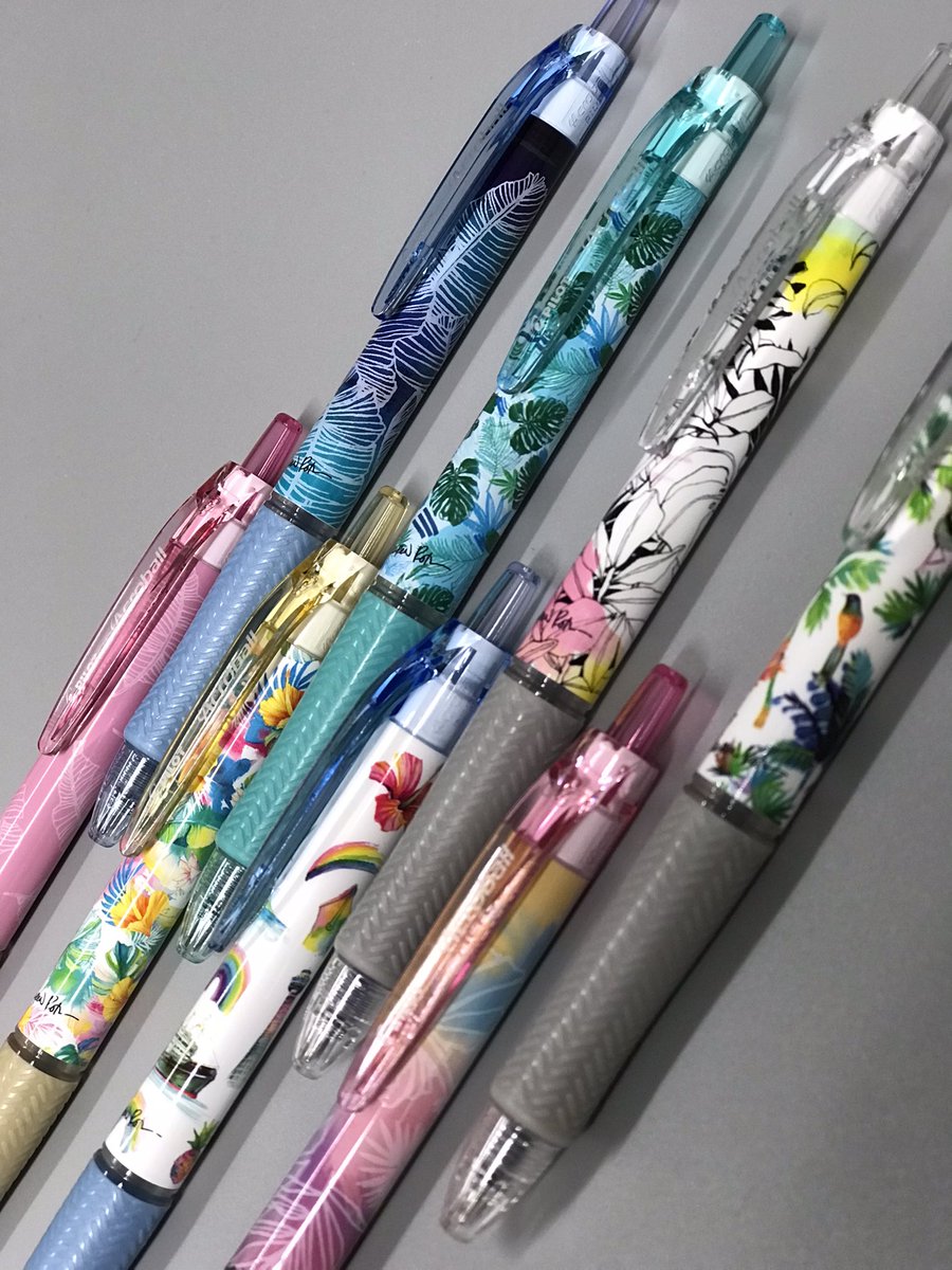 Stationery Sawatani Pilotさんの限定ボールペンが入荷しました ハワイ在住デザイナー ローレン ロス さんの夏らしいデザインになってます 油性ボールペンが0 5mm 2 ゲル 水性 ボールペンが0 4mm 275 現在 Pilotさんで同デザインの壁紙