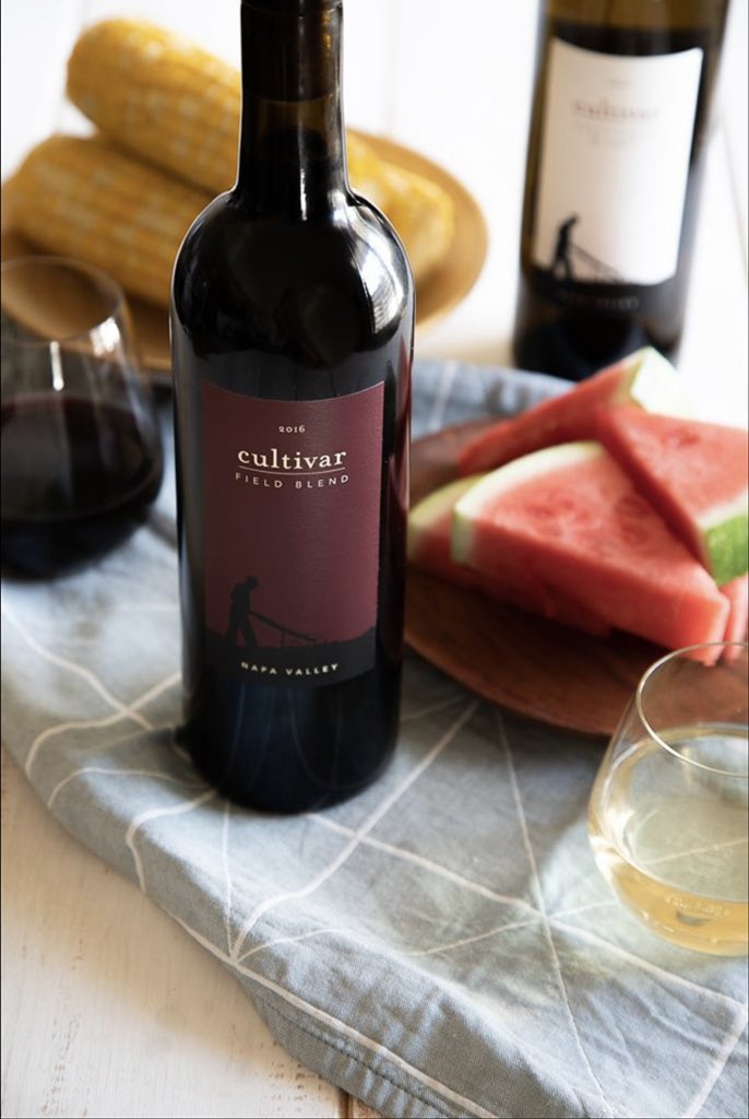 Perfect Summer time wine -our Field Blend- a juicy, fruit-forward wine that’s bursting with blueberry, plum, and cassis sourced from single vineyard in the Carneros AVA where different varietals are planted together.
📷 <a href="/Lori_Rice/">Lori Rice</a> 
#winepairing  #fieldblend 
#4thofjulywine🇺🇸🍷