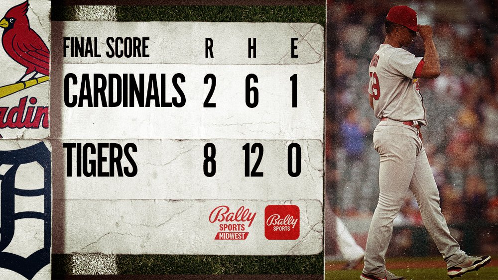 Tough night in Detroit. #STLCards