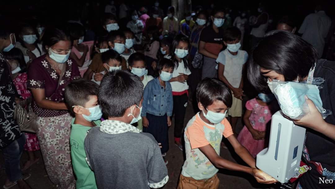 emeraldmay1209's tweet photo. Some images of health education seminar
for prevent COVID-19 in #Mindat.

#TogetherWithPDF
#June23Coup
#WhatsHappeningInMyanmar https://t.co/2OybsfIVuy