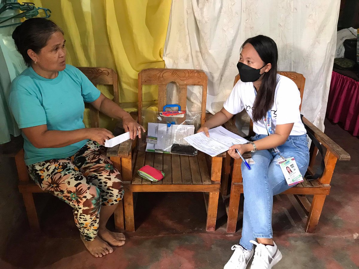 imsheinamae's tweet photo. Conducted house to house Social Welfare and Development Indicator (SWDI) to partner beneficiaries at Barangay Tinago, Malimono, Surigao del Norte.

#DSWDMayMalasakit
#Serve1st https://t.co/PhBTuixRQL