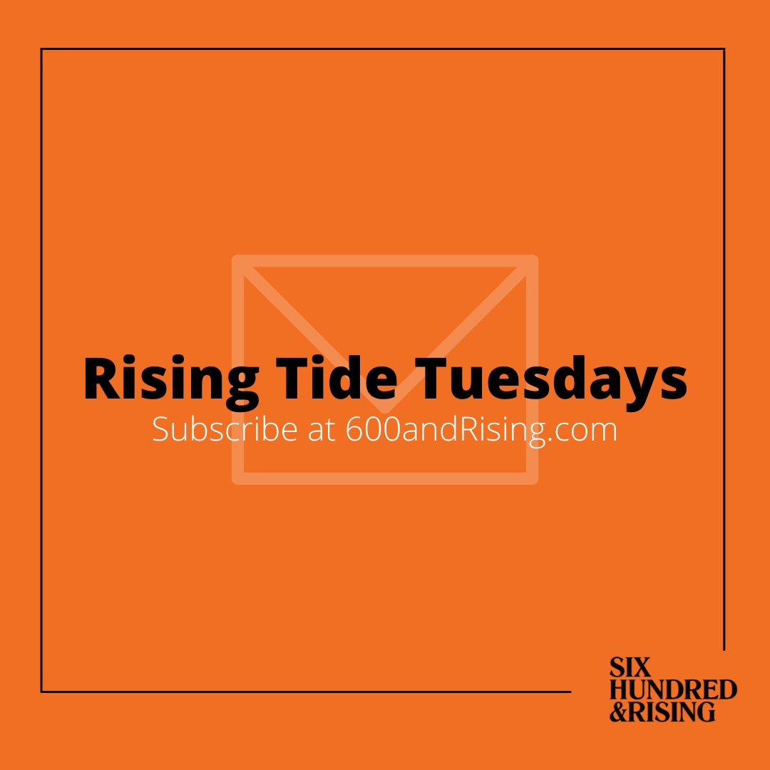In February, 600 &amp; Rising launched the Rising Tide Tuesdays newsletter – a biweekly chance to hear about what’s new in EDI in adland and PR. Subscribe on our website at 600andrising.com #12DaysofCollectivePressure