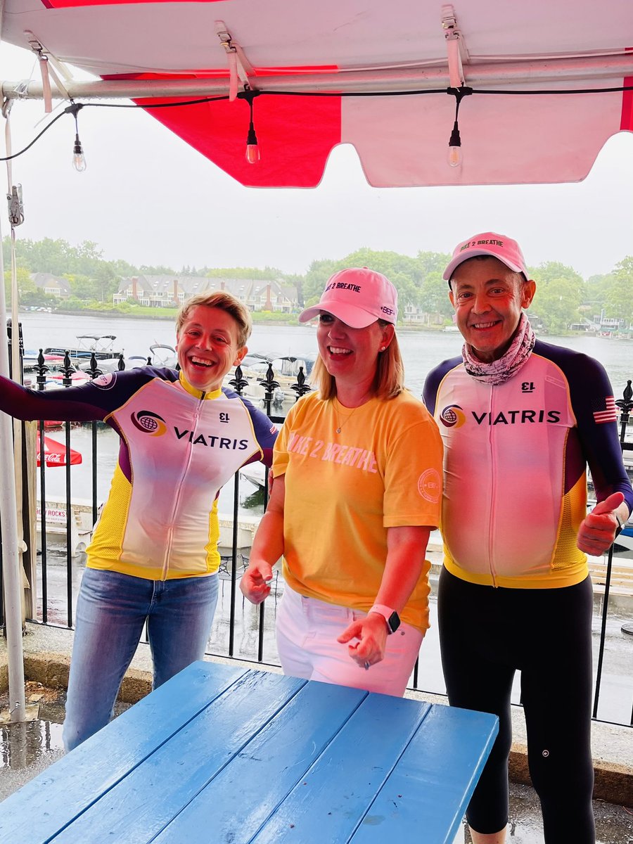 Great day 1 Great sponsorship! Great teamwork! Great bike crew! A lot of heat - humidity - hydration & rain 🤨 @TeamBoomer @LetsRockCF @ViatrisInc
