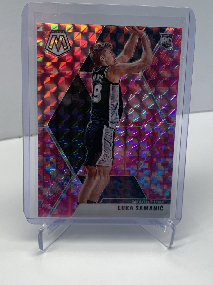 cardboardstack's tweet image. Pink Mosaic NBA rookies 
$2 each. Take all for $5 

@sports_sell @Hobby_Connect @HobbyConnector