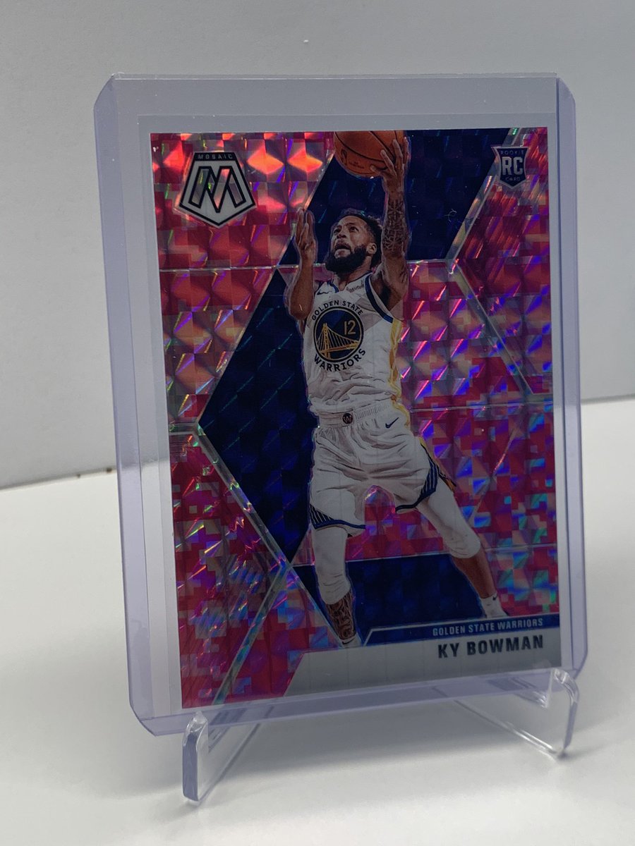 cardboardstack's tweet image. Pink Mosaic NBA rookies 
$2 each. Take all for $5 

@sports_sell @Hobby_Connect @HobbyConnector