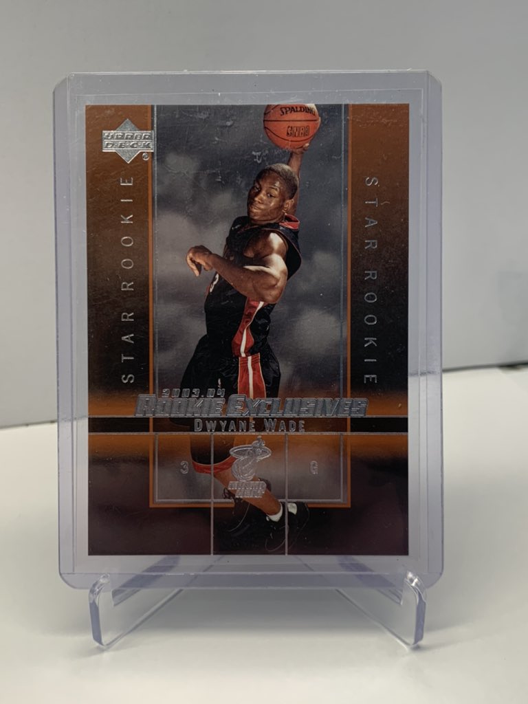cardboardstack's tweet image. Dwyane Wade Rookie Exclusives 
$6 

@sports_sell @Hobby_Connect