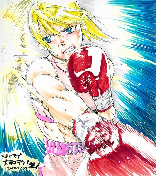 ボクシング5 #画像を4枚晒したらrtがきてフォロワーがぶわーって増えると聞いて 