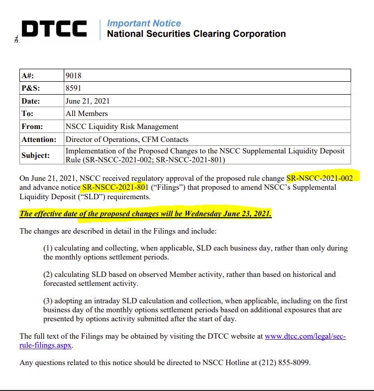 nakd123455's tweet photo. $NAKD That one rule change everyone (except for shorts) has been waiting for...
DTC - 002 (SR-NSCC-2021-022)
#Nakdarmy
#WeOwnTheStock
#Nakd800Club
#Margin
#NakedShorts https://t.co/33CEWBREqz