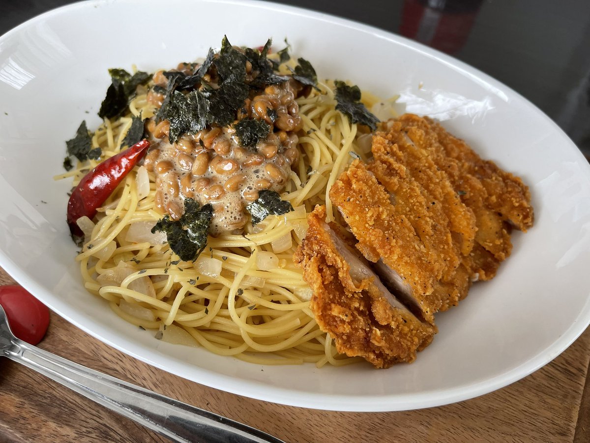 Kazi0999's tweet photo. 今月はパスタ強化月間だという事で。
#mystごはん
#カジ飯
#Feelcafe https://t.co/ts6BVk3o95