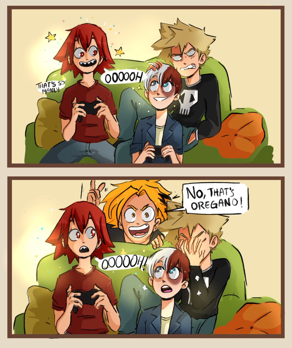 BeachBeibi's tweet photo. Just #shouto sharing the same braincell with the #bakusquad 
He just wants to impress his boyfriend’s besties 👀 #TDBK https://t.co/HBEAI0PpDN