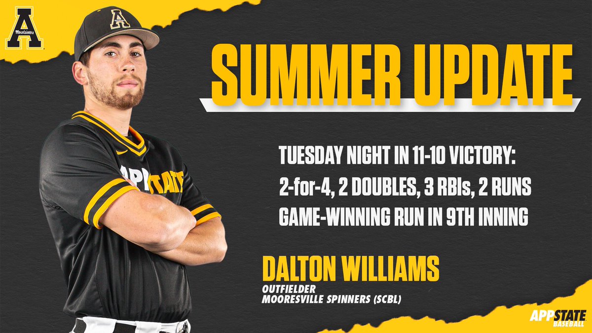 Big night Tuesday for Dalton Williams! 

#AppFamily