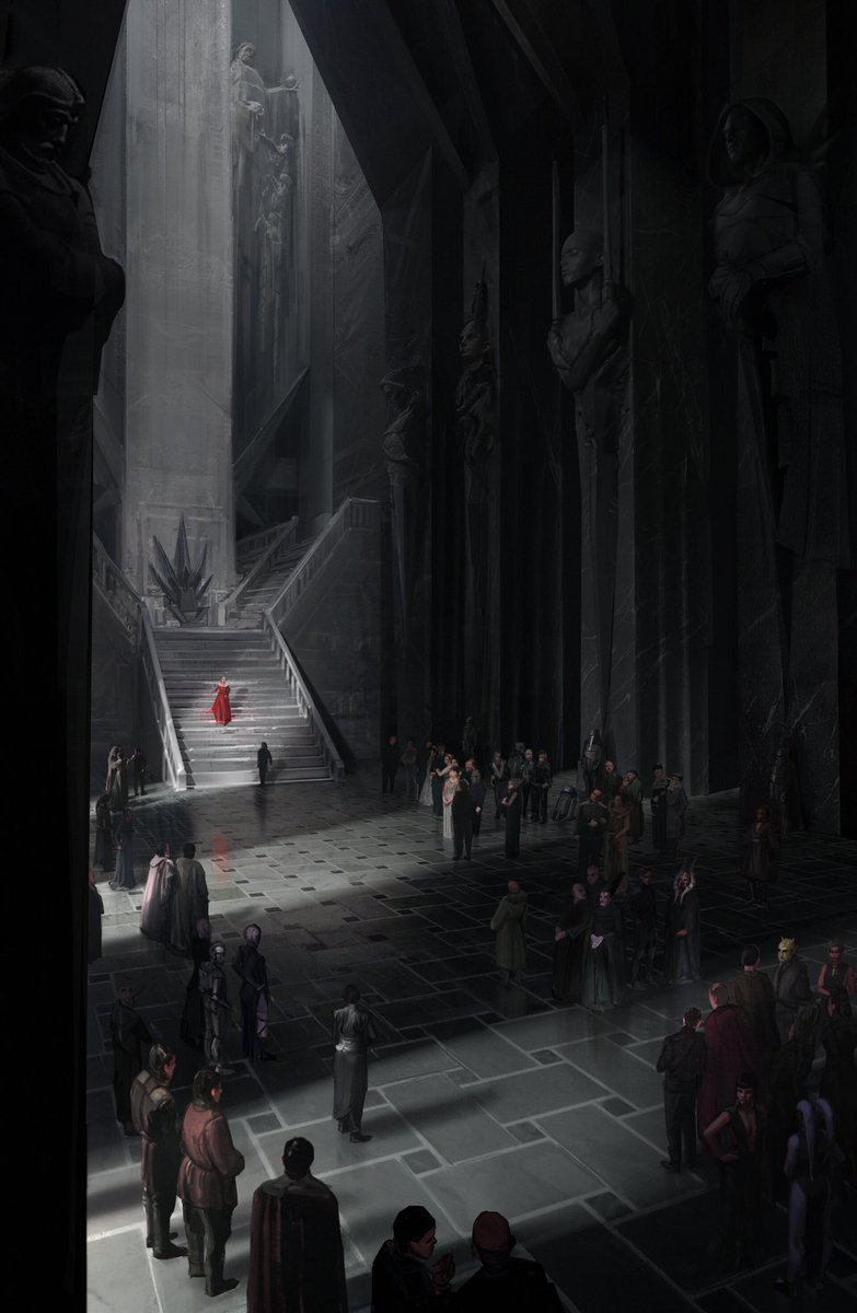 Her office vs her throne room