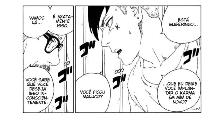 uchihastew's tweet photo. Esse Amado num vale nada, fica inflando a preocupação do Kawaki em salvar o Naruto para fazê-lo implantar o karma apenas por benefício próprio.
Tomará que a Sumire descubra o plano dele logo.
#boruto59 https://t.co/uUWtdwfeJZ