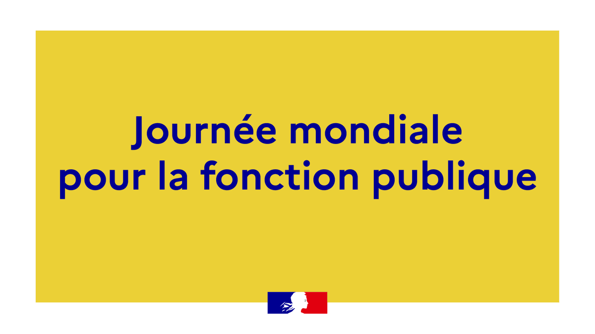 dgafp's tweet photo. C'est la journée mondiale pour la #fonctionpublique. En 🇫🇷, nous 
sommes 5,6 millions d'agents publics, d'horizons différents, avec des parcours &amp; des métiers variés, mais nous avons tous la même envie de servir chaque jour l'intérêt général et les mêmes valeurs du #servicepublic https://t.co/wbGklb9ZFj