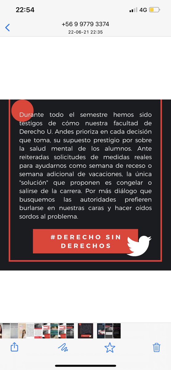 VicenteAlegra1's tweet photo. #derechosinderechos  #derechoalasaludmental Simplemente se demuestra un interés económico y de prestigio ¿hay que mandar boletas del psiquiatra, psicólogo y farmacia para que lo tomen en cuenta? O simplemente abandonar la carrera “por estar mal de la cabeza”? 🙂 #derechouandes https://t.co/Hgzl369ahH