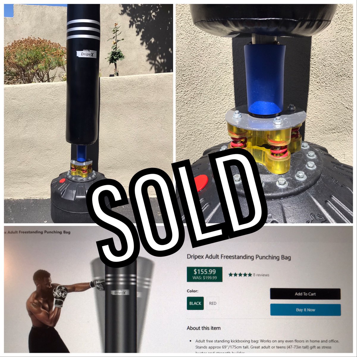 FirstShopGlobal's tweet photo. #GoodEvening #Twitter #TwitterWorld. Recently sold this great #boxing bag on my #OfferUp page. The buyer was happy with this purchase. Shipping available on items. Have a great evening. #FirstShopGlobal #ItemsForSale #shop #OfferUp #Etsy #ecommerce #sales #shipping #LosAngeles https://t.co/K9VIXEAe1r