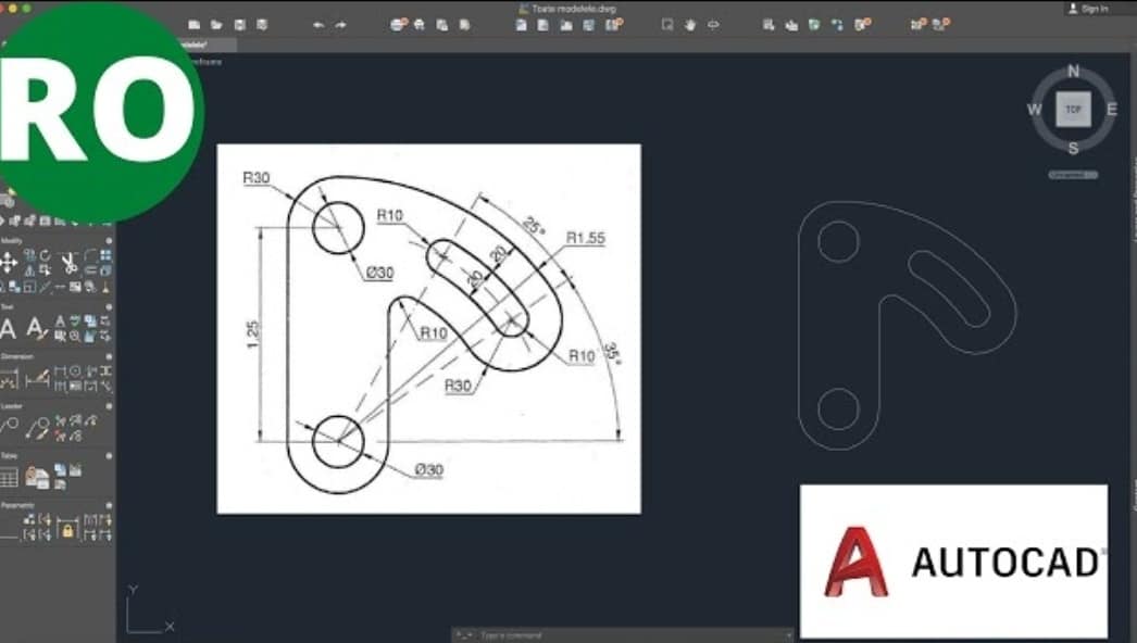 GCintea's tweet image. #AutoCAD #AutoCad_2D_Drawing #Exercise #romania