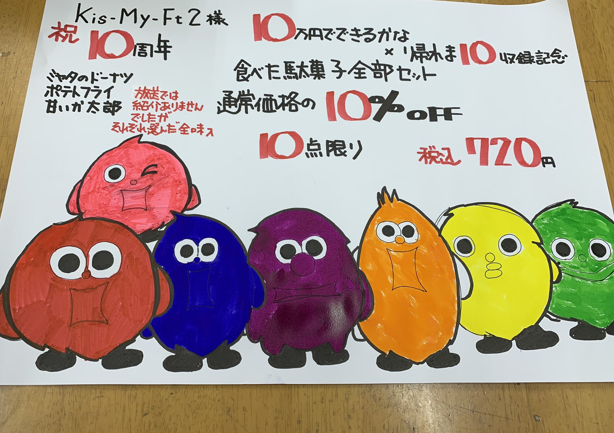 二木の菓子 草加店 お待たせいたしました 食べたもの全部セット なんと 6月26日 土 より30個限定で 販売する事が決定しました これ以上つくることができません なので 今回が最後です 申し訳ございません ご来店お待ちしております