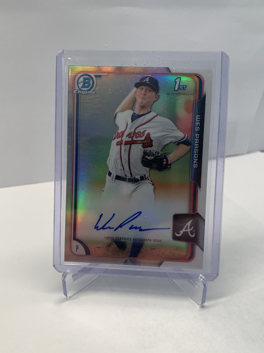 cardboardstack's tweet image. Wes Parsons First Bowman Auto 
$3 

@sports_sell @Hobby_Connect