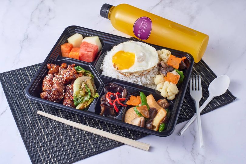 PullmanKLCC's tweet photo. Bento box is a great way to pack for lunch or dinner on-the-go. Choose an assortment of vibrant meals from Chinese, Japanese, Korean, Thai, Western, Malay and Healthy Poke Bowl.

To ask for menu/order, WhatsApp us https://t.co/71d0hXQAIi or email to restaurants@pullman-klcc.com https://t.co/7KLzbImXma