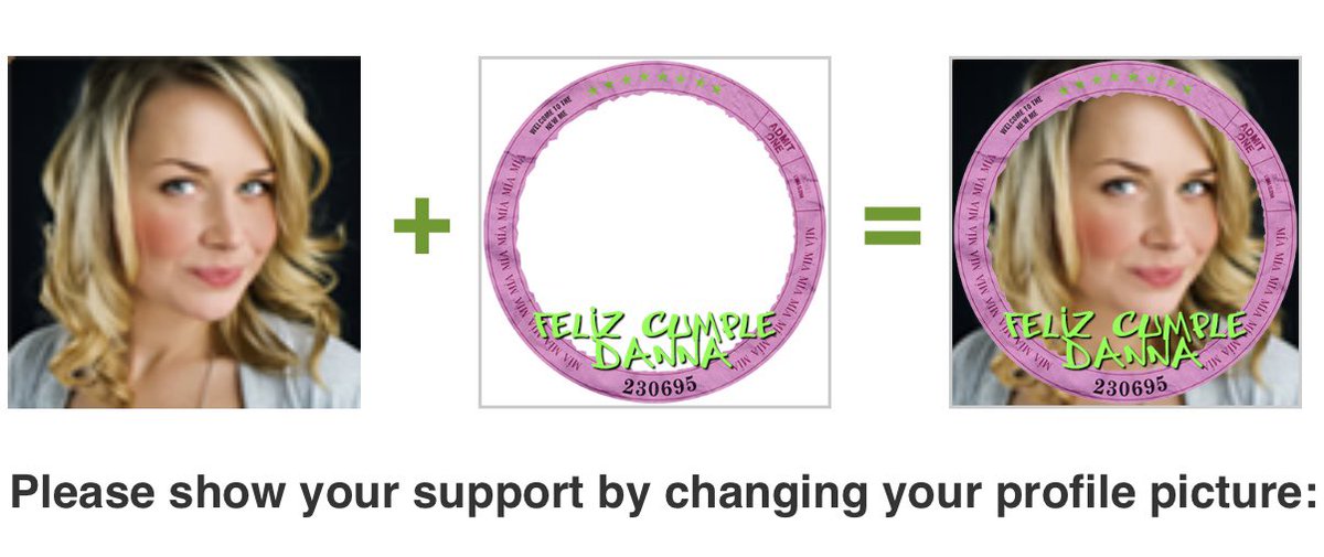 Dreamers! Lo prometido es deuda, aquí está el twibbon para celebrar el cumpleaños de Danna, esperamos verlos a todxs con el! 🖤

twibbon.com/support/danna-…