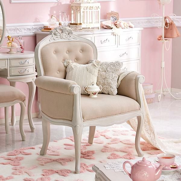 ロマンティックプリンセス ロマプリ リボン ソファ ピンク