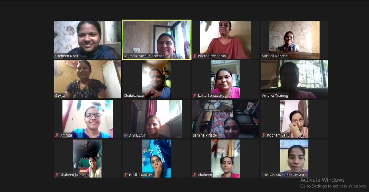This year's 1st batch of 11 women from low income communities successfully completed our 'Bal Vikas Sahayog' online training. We covered topics such as parenting, healthy child care practices as well as developmental milestones of children.#ECEE #training #parenting