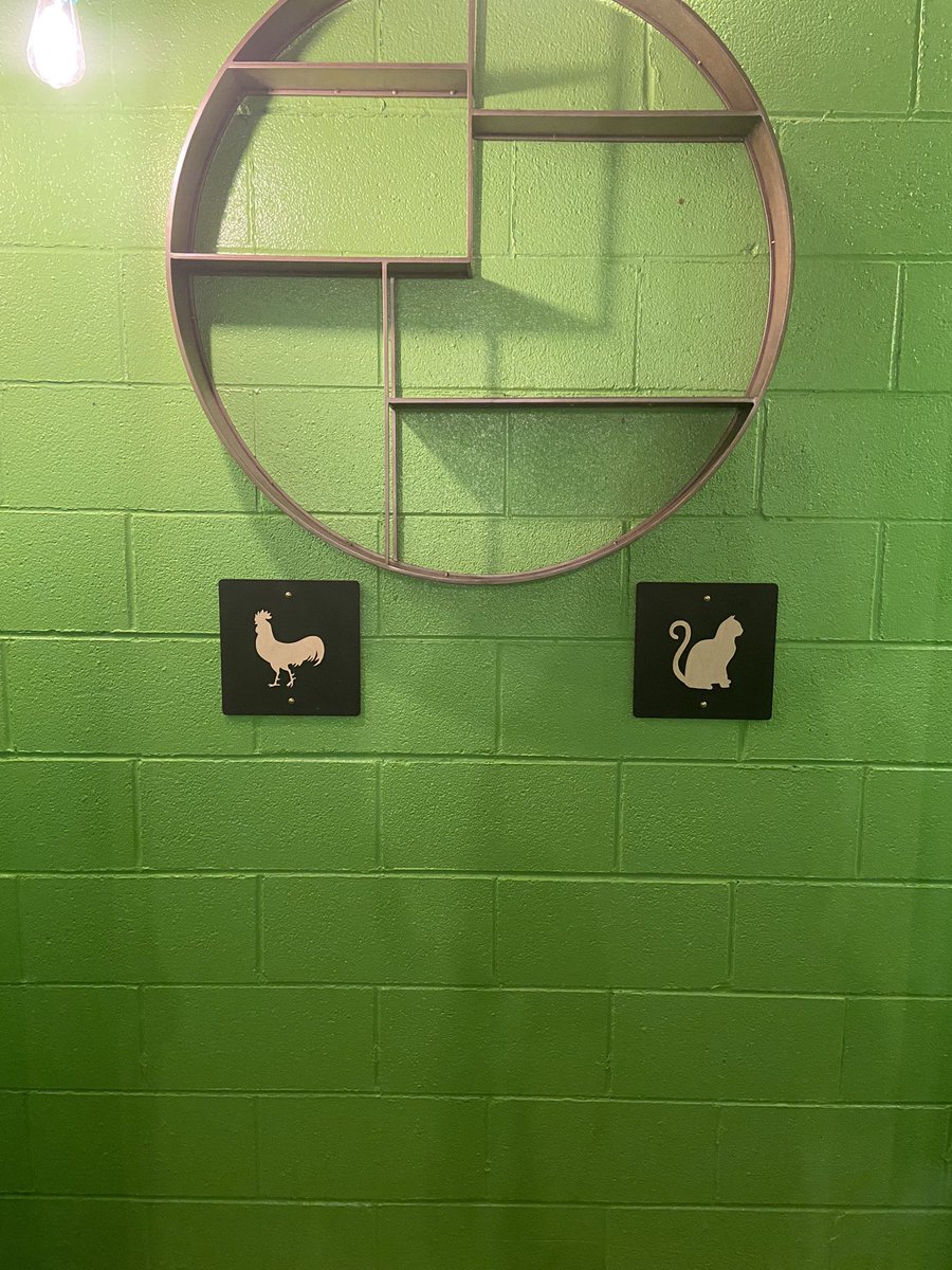 TarrishPotter's tweet photo. When bars make you think… when you’ve been drinking 🤦🏼♀️ #bathroom #bathroomproblems #issues #bar https://t.co/i7wMXieKnm