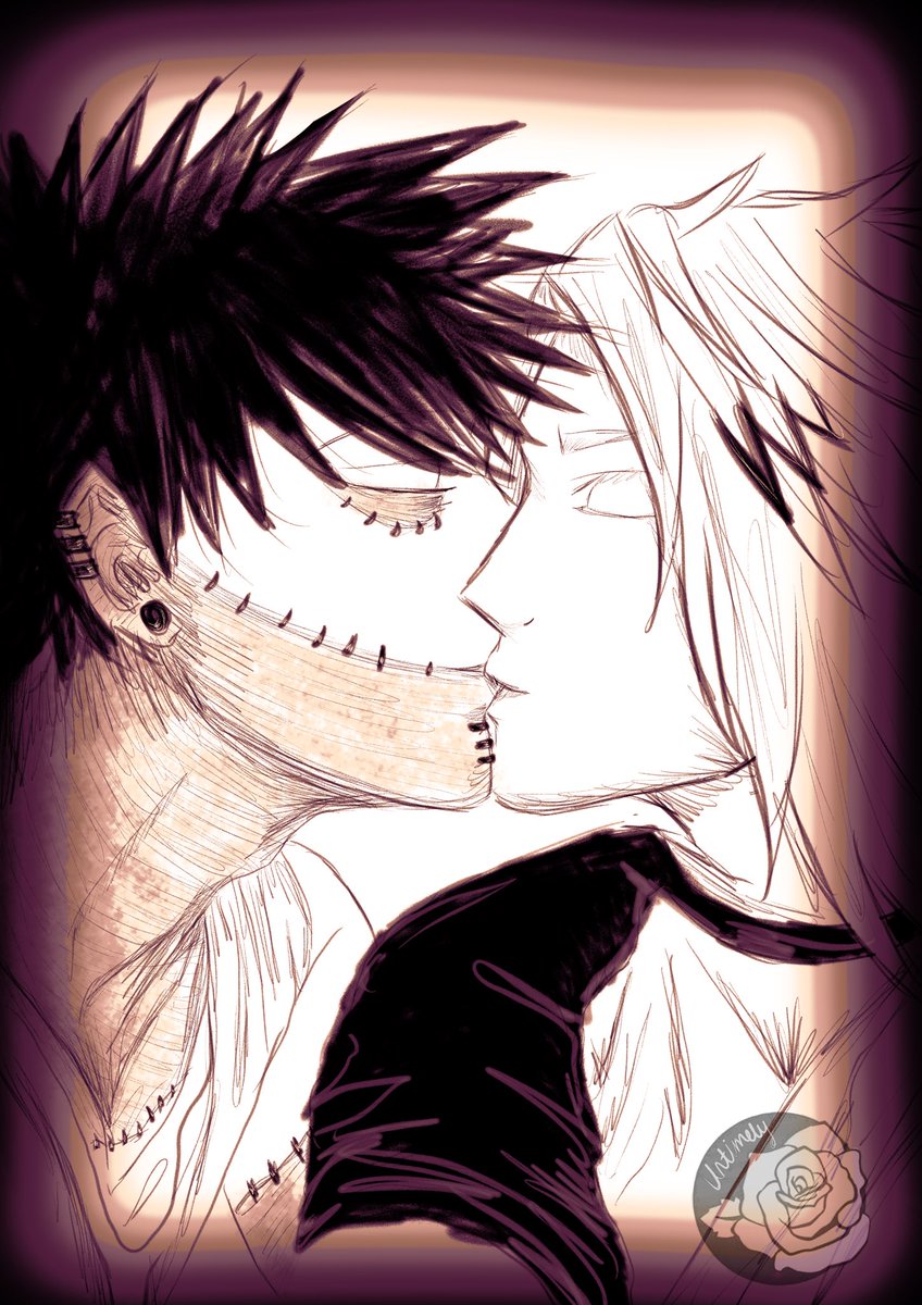 Ko-fi sketch for <a href="/SynnieWrites/">🦇 Synnie 🦇 .</a> !  Thank you all your support love 💜 

#bnha #dabikami #dabi #kaminari #denkikaminari