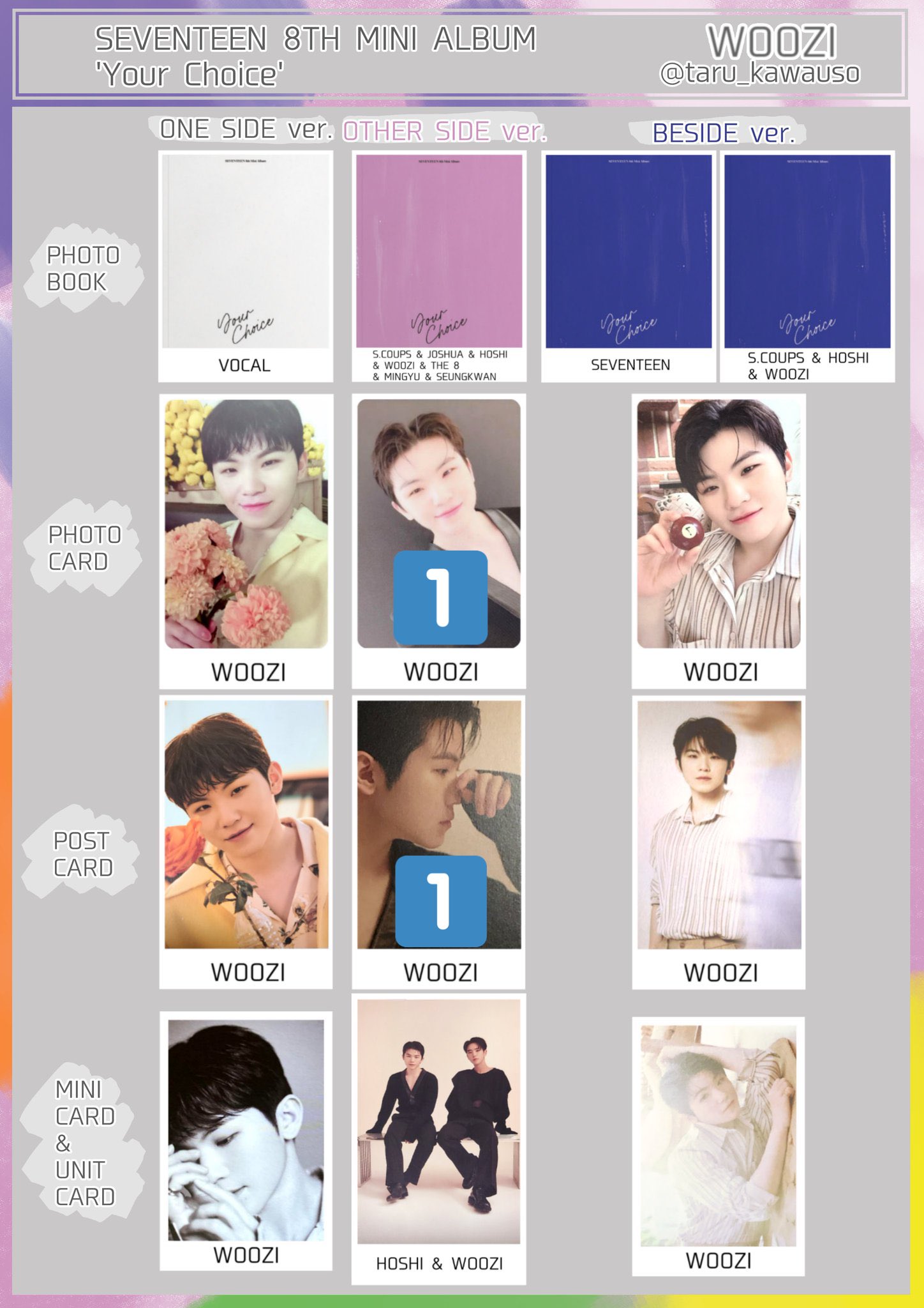 seventeen your choice yes24 共同購入 トレカ セット seventeen your choice yes24 共同購入 トレカ セット