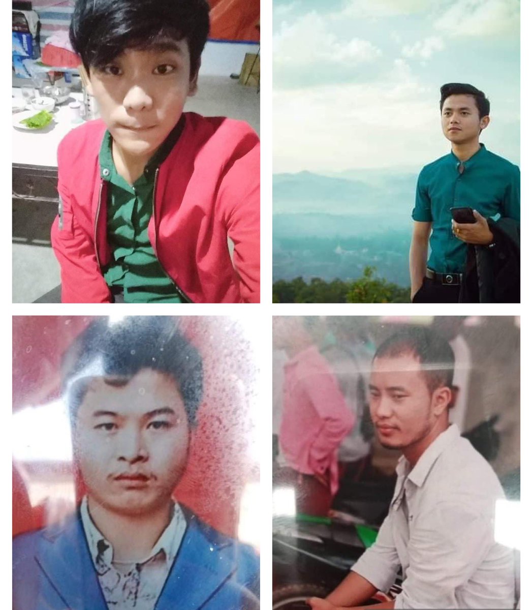 Haruonchill's tweet photo. On June22, Junta Terrorists chased a car driven by 3 Ta’ang youths &amp; a Chinese youth at 56x110 Street, #Mandalay and fired gunshots — KILLING all on the spot. Then, terrorists exploded the car &amp; falsely claimed that those four youths died in car crash.
#WhatsHappeningInMyanmar https://t.co/6lZKcWc7hm