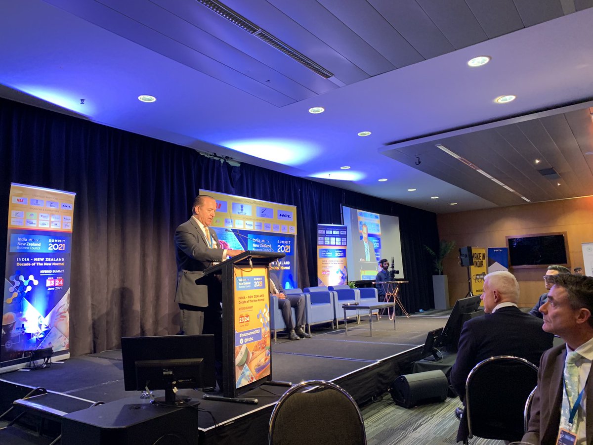 StephenJacobi's tweet photo. Made it through the traffic!  India NZ #INZBC Summit getting underway. Looking forward to learning - thanks @asianewzealand @inzbc @TradeWorksNZ https://t.co/jTgZ7KzkAG