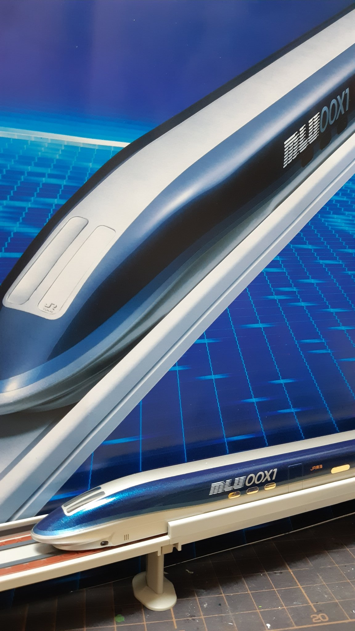 JR東海 幻のリニア MLU00X1 展示模型 1/150 非売品 超貴重 JR東海 幻のリニア MLU00X1 展示模型 1/150 非売品 超貴重 Nゲージ