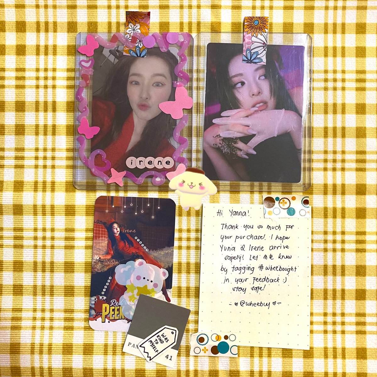 mklscart's tweet photo. ... 💌 today’s happy mail 

yuna and irene arrived today <3 thank you @wheebuy for packing them well ☺️

#wheebought https://t.co/ZKX4UpMN6r