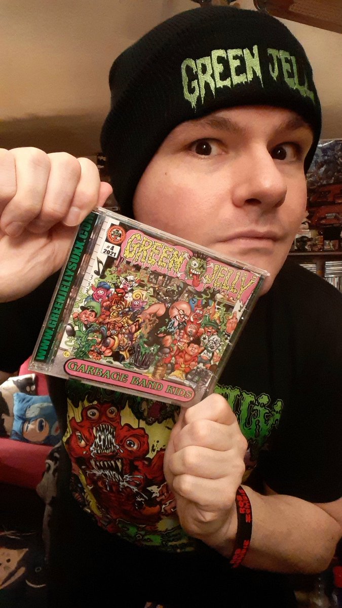 ‡ Electrohead Dante ‡ (@godlike_virus) on Twitter photo With <a href="/GreenJelloTV/">Green JelloVision</a>'s new album #GarbageBandKids out this month, it was the right time to indulge and give money to the right cause. And get a couple of neat shirts and a beanie out of it. Thanks <a href="/EpicMerchStore/">Epic Merch Store</a>!
🤪🤘💚🤘🤪
#CerealKiller 333 <a href="/CleopatraRecord/">Cleopatra Records</a> With <a href="/GreenJelloTV/">Green JelloVision</a>'s new album #GarbageBandKids out this month, it was the right time to indulge and give money to the right cause. And get a couple of neat shirts and a beanie out of it. Thanks <a href="/EpicMerchStore/">Epic Merch Store</a>!
🤪🤘💚🤘🤪
#CerealKiller 333 <a href="/CleopatraRecord/">Cleopatra Records</a>