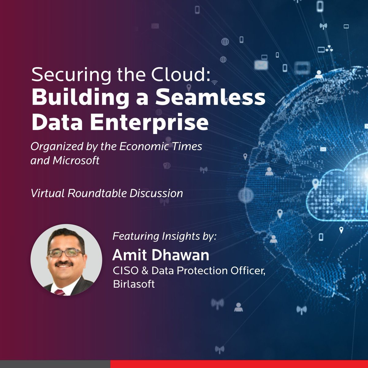 'Building a seamless data enterprise’ by <a href="/EconomicTimes/">Economic Times</a> and sponsored by <a href="/MicrosoftIndia/">Microsoft India and South Asia</a> features <a href="/eAvighnaCEO/">amit dhawan</a> along with leading industry CXOs based on a panel discussion earlier this month. 

Read more: buff.ly/3xIhSUl

<a href="/etgreycell/">ET Grey Cell</a> | @microsoft | <a href="/msPartner/">Microsoft Partner</a> | #CyberSec
