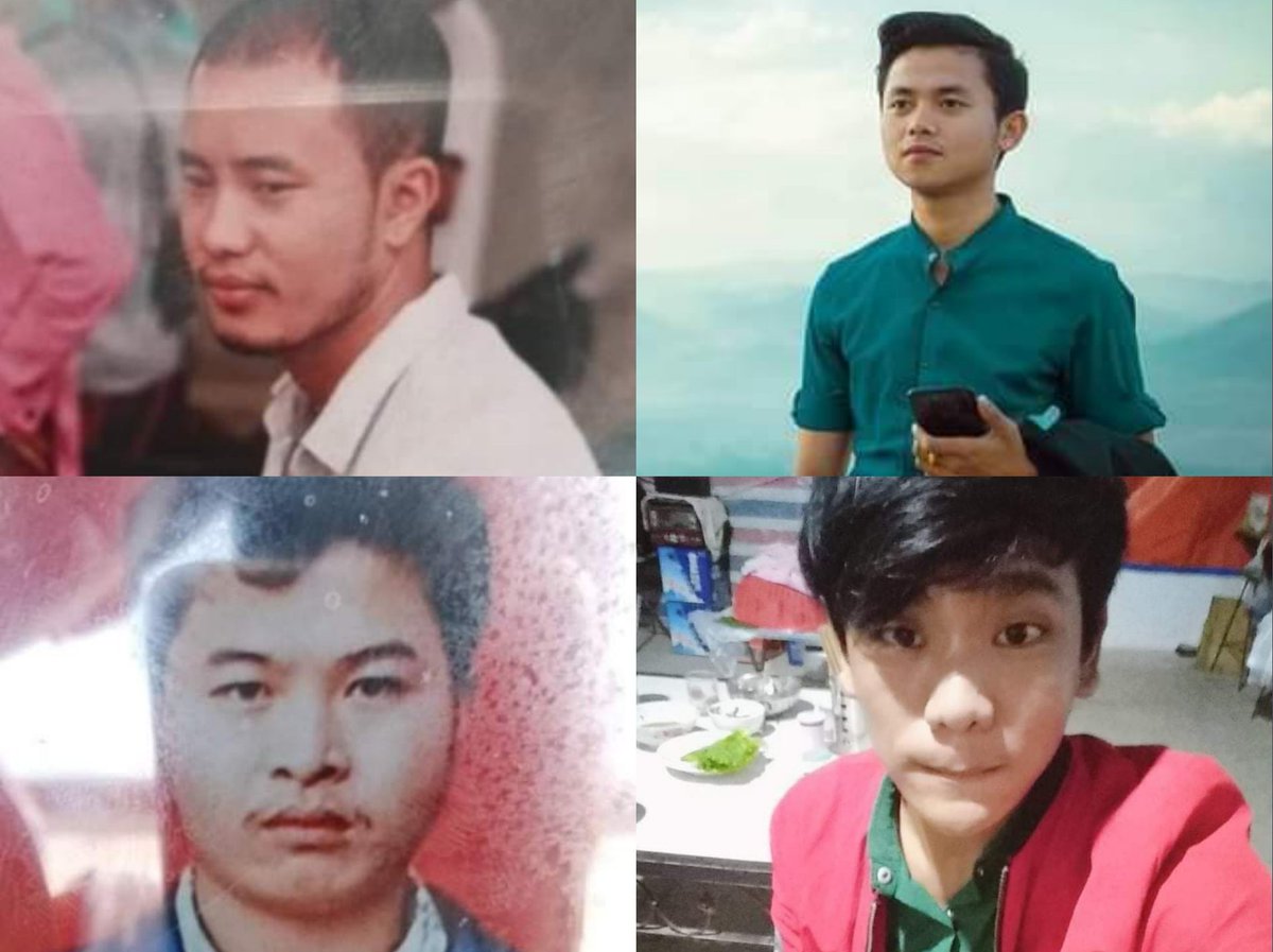 MilkTeaMM_MTAM's tweet photo. On June 22, a car carrying four innocent youths was chased by Junta terrorists in #Mandalay, and the car crashed into a lamppost. They abducted the young men, bombing their car and killed them, and falsely claimed that they had crashed into a transformer and died.
#June23Coup https://t.co/p2OAELirS6