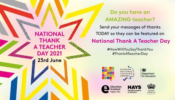 It’s National “Thank a teacher” day today. We want to say a huge thank you to all our teachers and support staff for all that you do for our children. Always going above and beyond. 💜💜💜