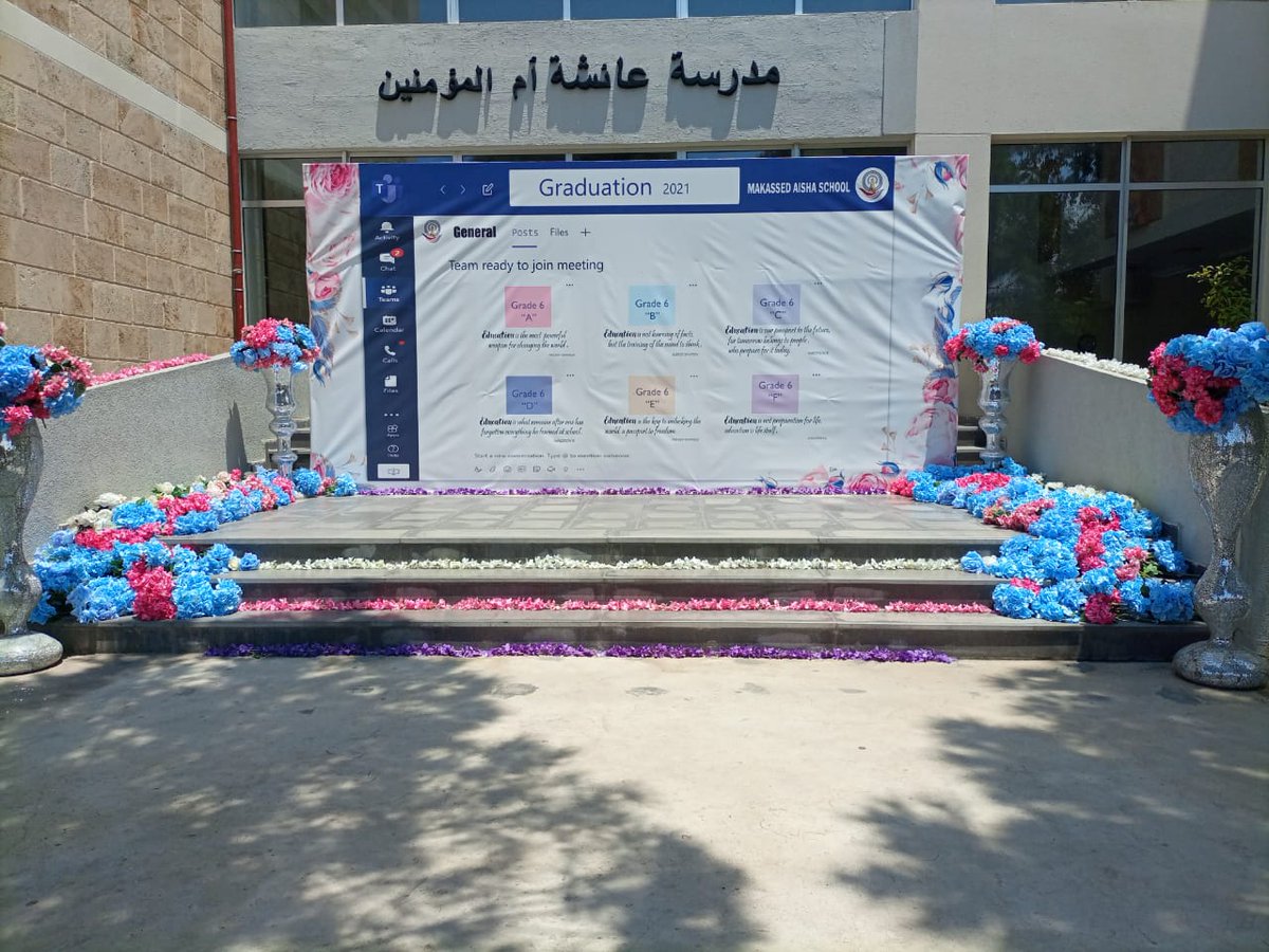 FatimaArabi19's tweet photo. Success does not rush!
The greatest reward is the journey!
Waiting for you our graduates👩‍🎓👨‍🎓
#Graduation2021
@MakAishaSchool https://t.co/zIt5yehy2v https://t.co/Sah1MrTp0n