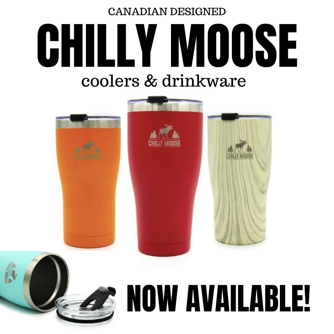 SFS_NB's tweet photo. We are now carrying *Canadian Designed* CHILLY MOOSE Coolers, Drinkware &amp; Accessories! A Classically Canadian Collection created with the outdoor enthusiast in mind BY Outdoor Enthusiasts. ⁠
⁠ https://t.co/BKYB2aAf1N