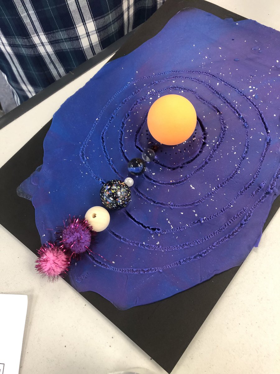 adventuresmissb's tweet photo. Play dough solar systems today for science! https://t.co/WeNgXsPZ88