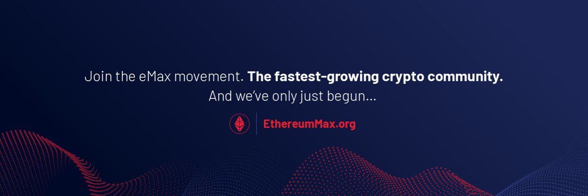 ManilaMax1's tweet photo. ♦️ETHEREUM MAX♦️
➡️ the “Culture Token”
🪙 $eMax 🪙

👉DECENTALIZED
👉SECURE
👉VERSATILE
👉REWARDS
👉LIFESTYLE
👉NFT MARKET PLACE

🌐https://t.co/Q702Kn2DWx
🐦https://t.co/DJ90uJ98ir
✉️https://t.co/6NpKb0V0fH

#EverTop $KISHU $SHIB $SPWN $MYOBU https://t.co/WfG3PJMphL
