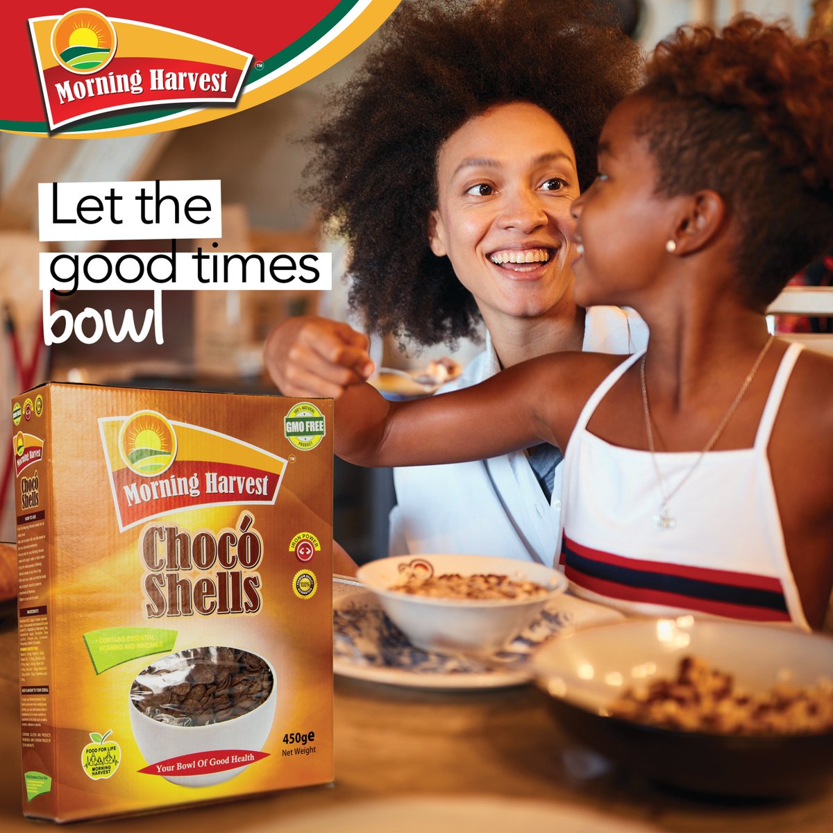 MorninHarvestKe's tweet photo. Breakfast is an ideal time for family bonding. Sharing love and warmth with those close to you, along with a hearty, healthy meal makes for a good start to the day.
#MorningHarvest #StartStrong #FamilyBonding
#goodmorning #BreakfastBonding #ChocoShells #healthysnacking https://t.co/qKHZDZYY09
