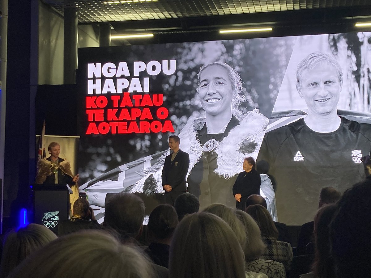 Kate King (@_kateking) on Twitter photo An honour to attend the flag bearing ceremony tonight, and see what it means to <a href="/Sgoss10/">Sarah Hirini</a> & Hamish Bond to lead the <a href="/TheNZTeam/">The New Zealand Team</a> it draws out pretty powerful emotions. An honour to attend the flag bearing ceremony tonight, and see what it means to <a href="/Sgoss10/">Sarah Hirini</a> & Hamish Bond to lead the <a href="/TheNZTeam/">The New Zealand Team</a> it draws out pretty powerful emotions.