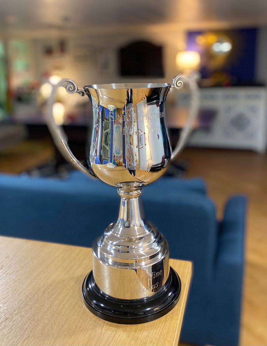 HHKSShackleton's tweet photo. The trophies are back, engraved and ready for tomorrow’s House End of Year assembly. Smith, Fox, Fall cups, as well as Shackletonian of the Year! We have so much to celebrate this year, with huge inter-house victories for the house! #WeAreShackleton @Harrow_HK @HeadHarrowHK https://t.co/0diDaHkjF2