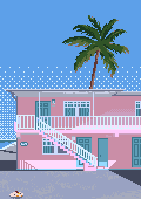 Pink Motel 

#pixelart