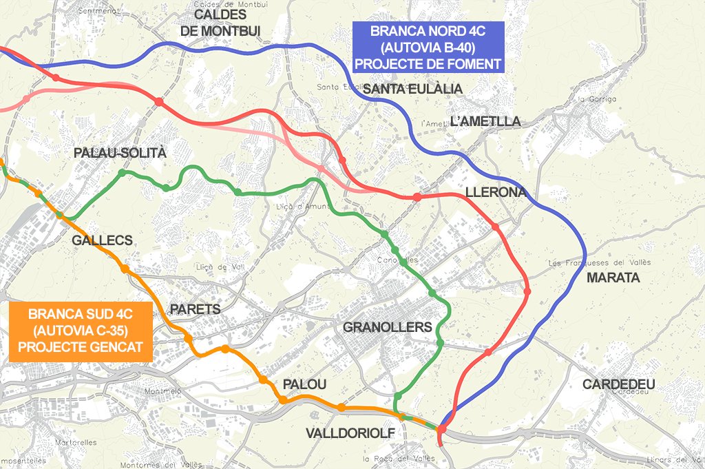 L'Autovia C-35 a través del Vallès Oriental i Occidental i la Selva està prevista per <a href="/territoricat/">Territori</a> al seu pla de carreteres des de fa anys

De fet, és també l'opció sud de Quart Cinturó que han defensat històricament determinats partits catalans
#NoEnsVendreuLaMoto

Obrim fil 👇